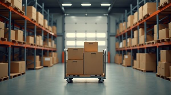 Optimisez le transport de marchandises avec un chariot à dossier fixe